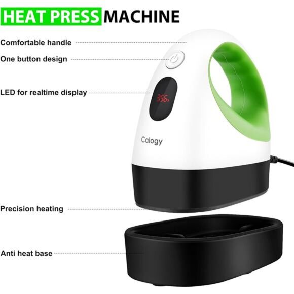 Calogy Mini Heat Press, Heat Transfer Machine, Constant Temp Control - Picture 2 of 6